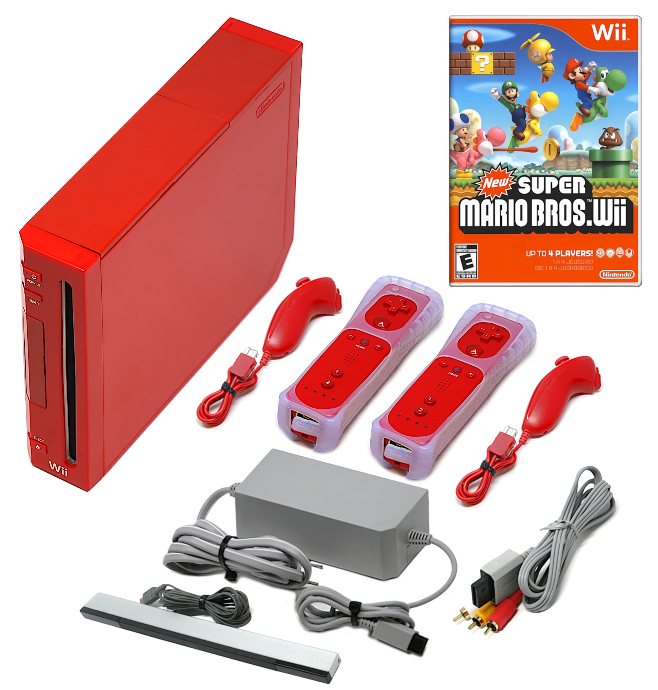 Nintendo Wii Game Console + Pick 1-4 Remotes, Wii Sports, Mario Kart & More