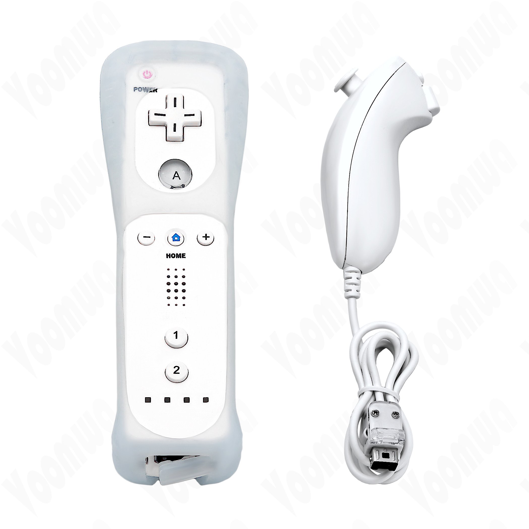 NEW Voomwa Remote + Nunchuck for Nintendo Wii & Wii U Game Controller US Seller