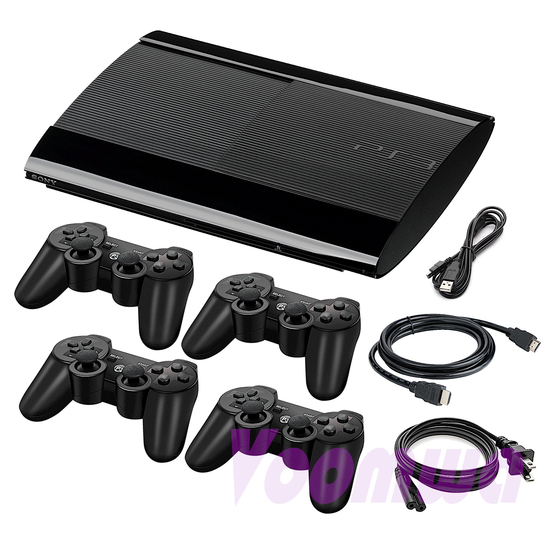 Nintendo Switch PS3 250G Guaranteed PlayStation 3 PS3 Super Slim + Pick 12GB 250GB