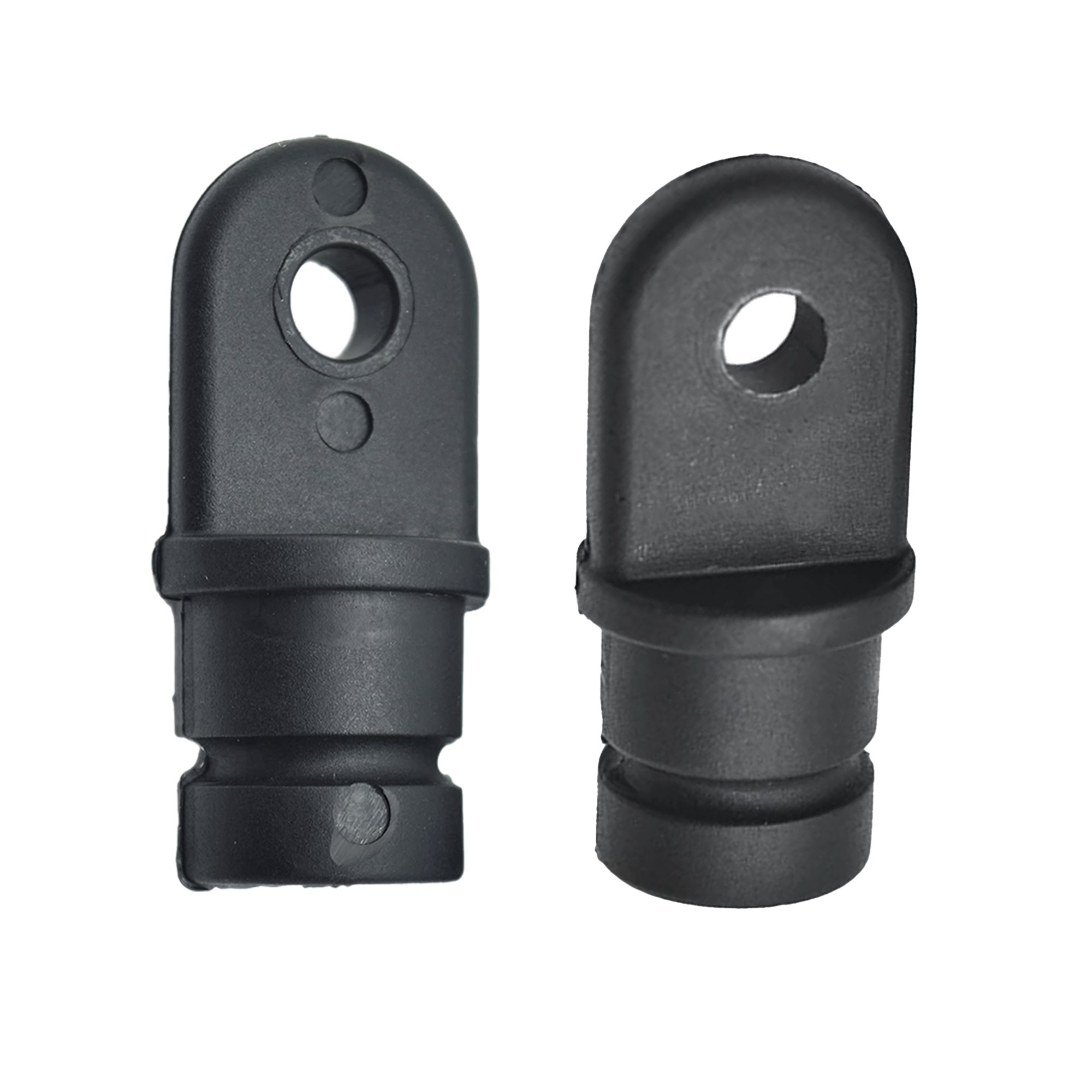 MARINE CITY Black Nylon Bimini Top Eye End Cap Round Inside 7/8″ Outer Diameter