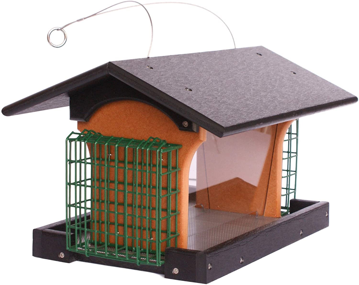 Amish-Made Deluxe Vogelfutterhaus mit Suethalter, umweltfreundliches Poly-Holz - Bild 6 von 8