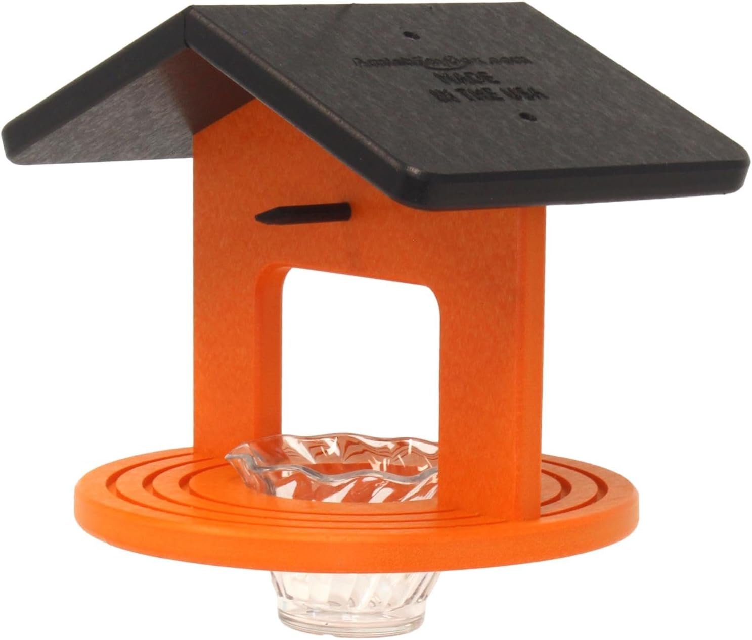 AmishToyBox.com Oriole Bird Feeder, Poly Lumber Hanging Round Oriole Jelly... - Picture 12 of 14