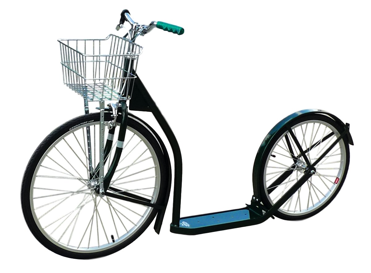 Amish-Made Deluxe Kick Scooter Bike, 24" Front Wheel 20" Rea