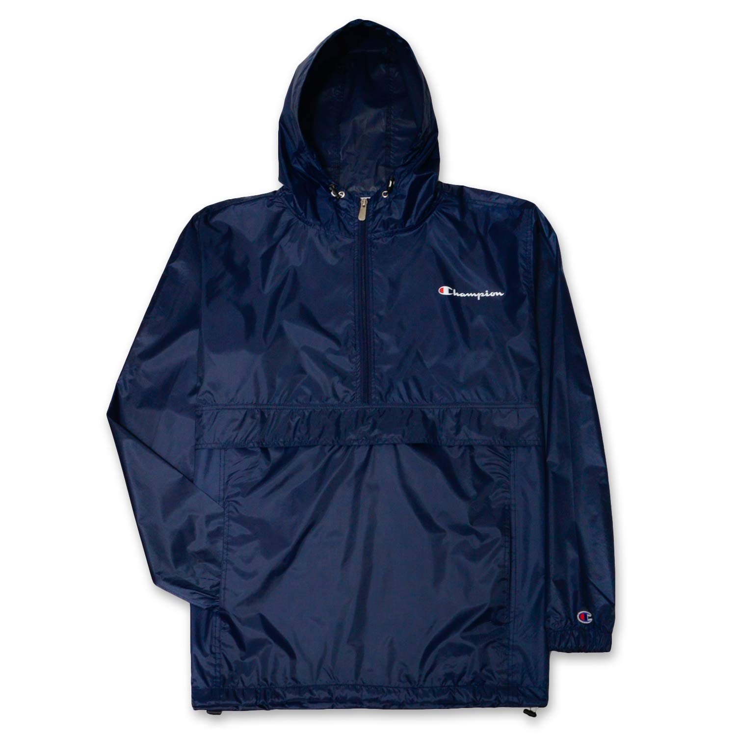 Champion Mens Big and Tall Lightweight Anorak Jacket with Printed Script Logo - Picture 4 of 4