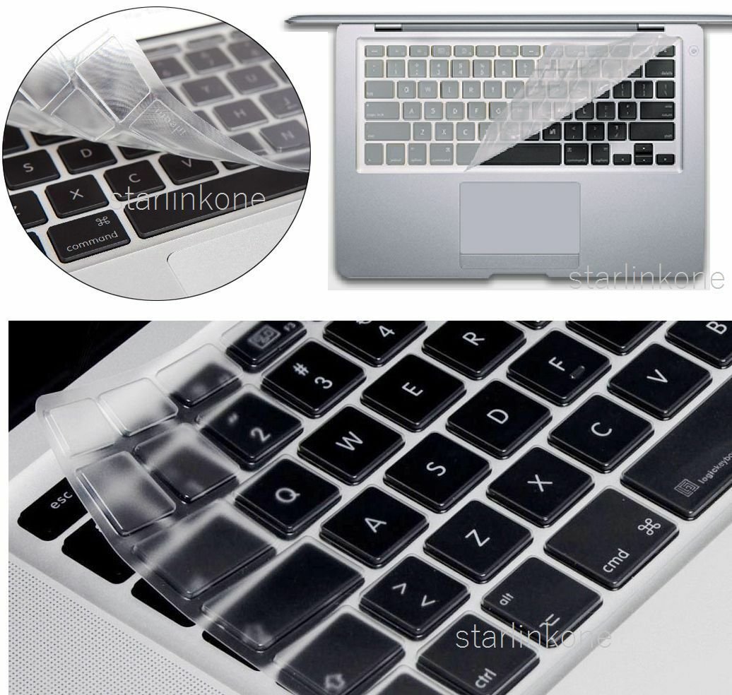 Silicone Keyboard  Cover For Apple Macbook Pro Air 13" 15" 17" 2015 or older 