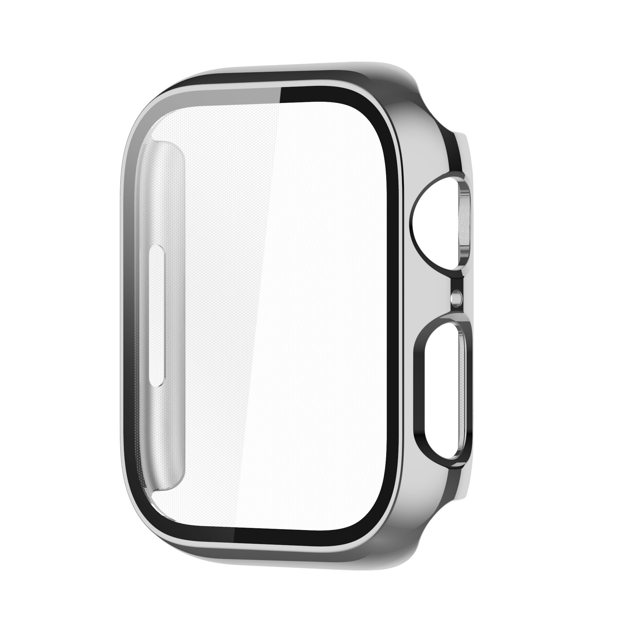 For Apple Watch Case Series 7 8 Glass Screen Protector Full Protective Cover