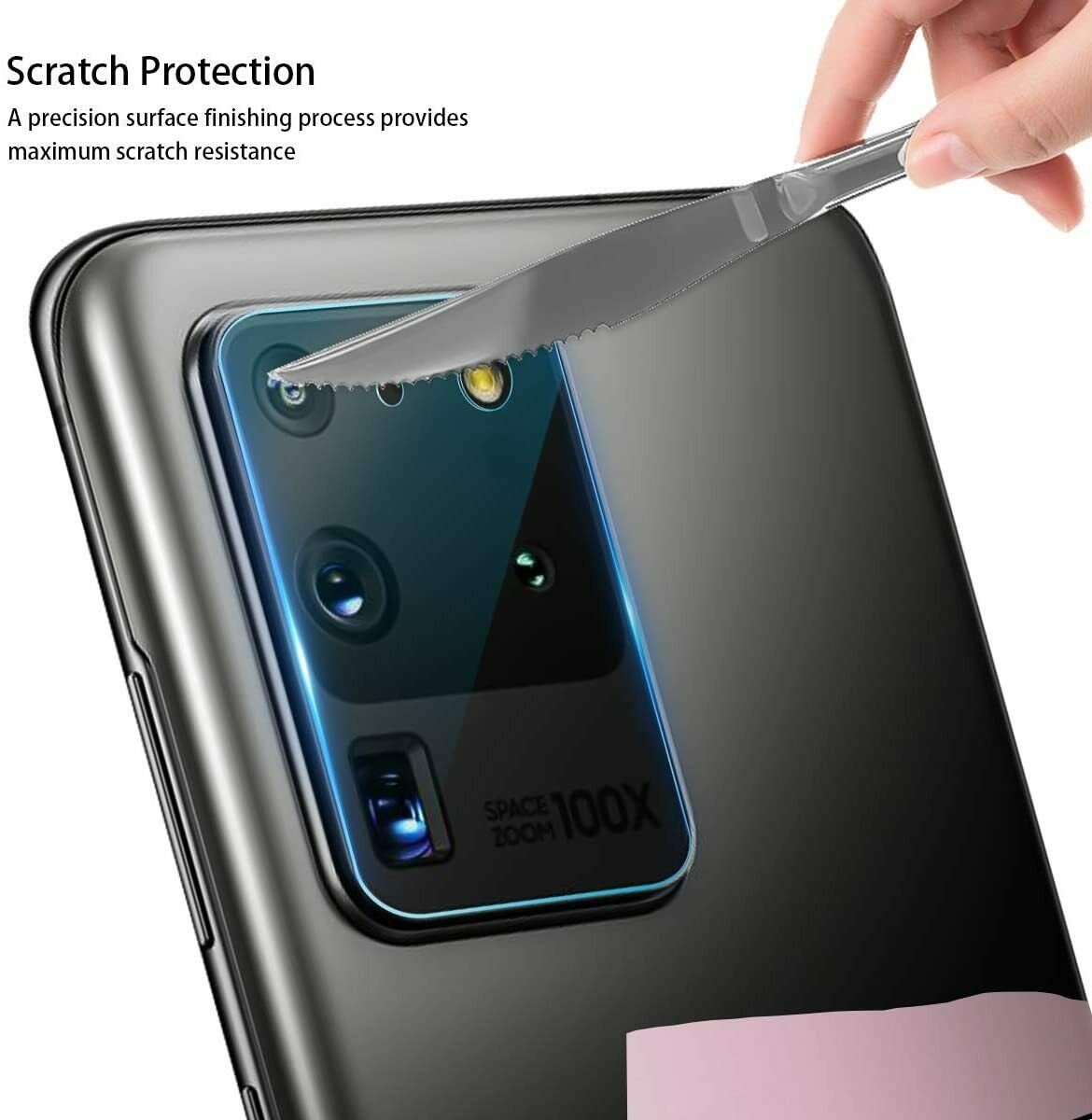 For Samsung Galaxy S20 Ultra Plus HD Tempered Glass Camera Lens Screen Protector