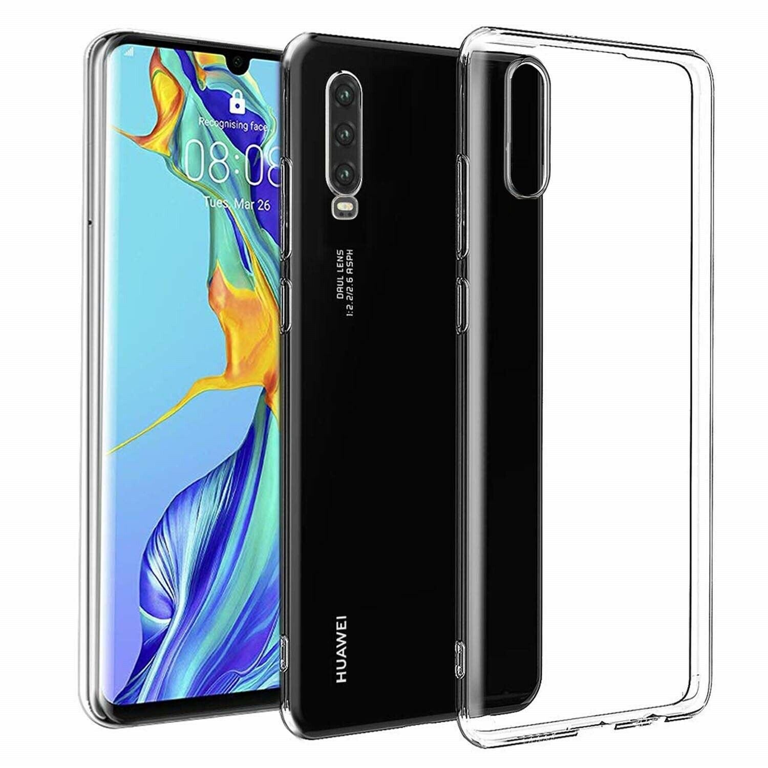 Huawei P30 / P30 Pro / P30 Lite Case Cover + Screen Protector Tempered