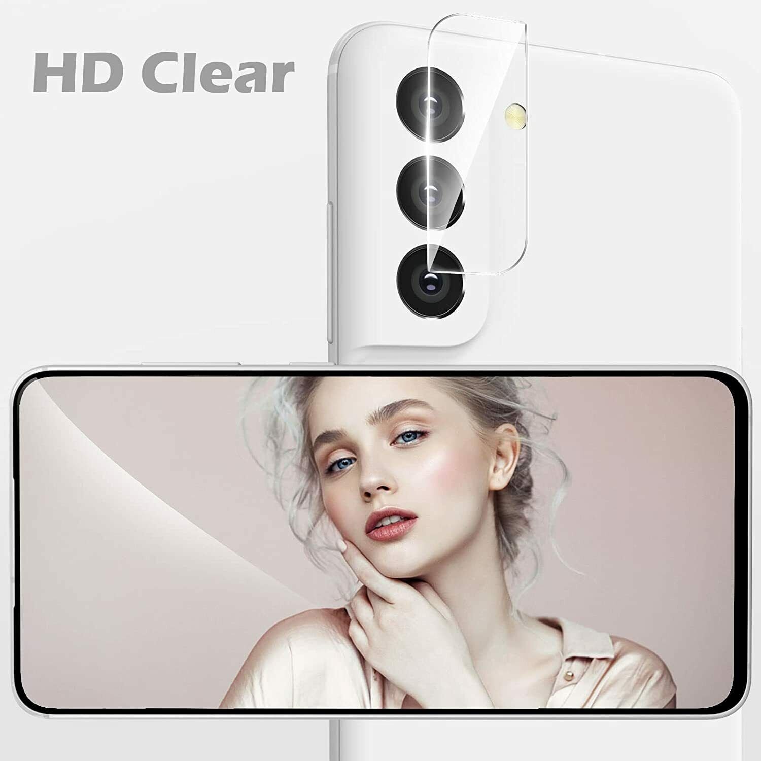 Tempered Glass Rear Camera Lens Protector Film for Samsung Galaxy S22 S22+ Ultra