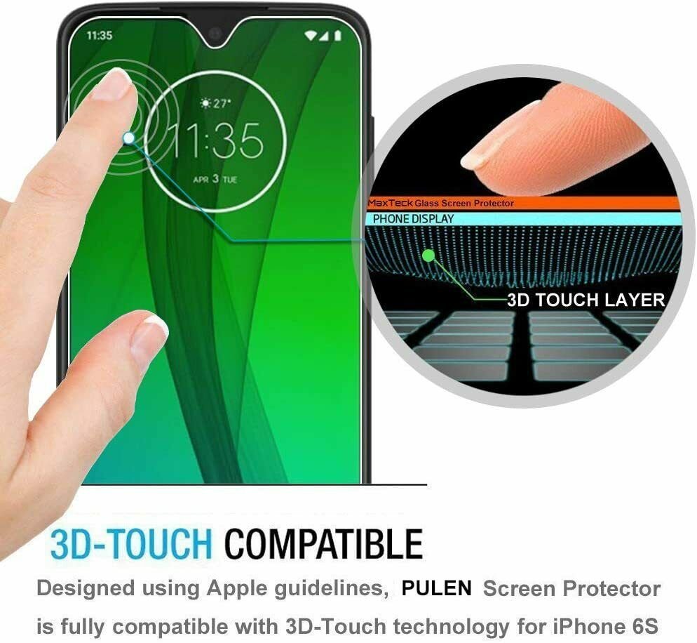 2 Pack Tempered Glass Screen Protector For Motorola Moto G7 Play  G7 Power Supra