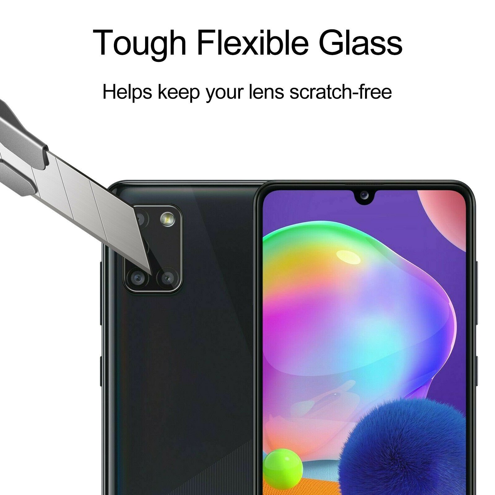 For Samsung Galaxy A10 A10e A20 A31 A51 A71 Tempered Glass Camera Lens Protector