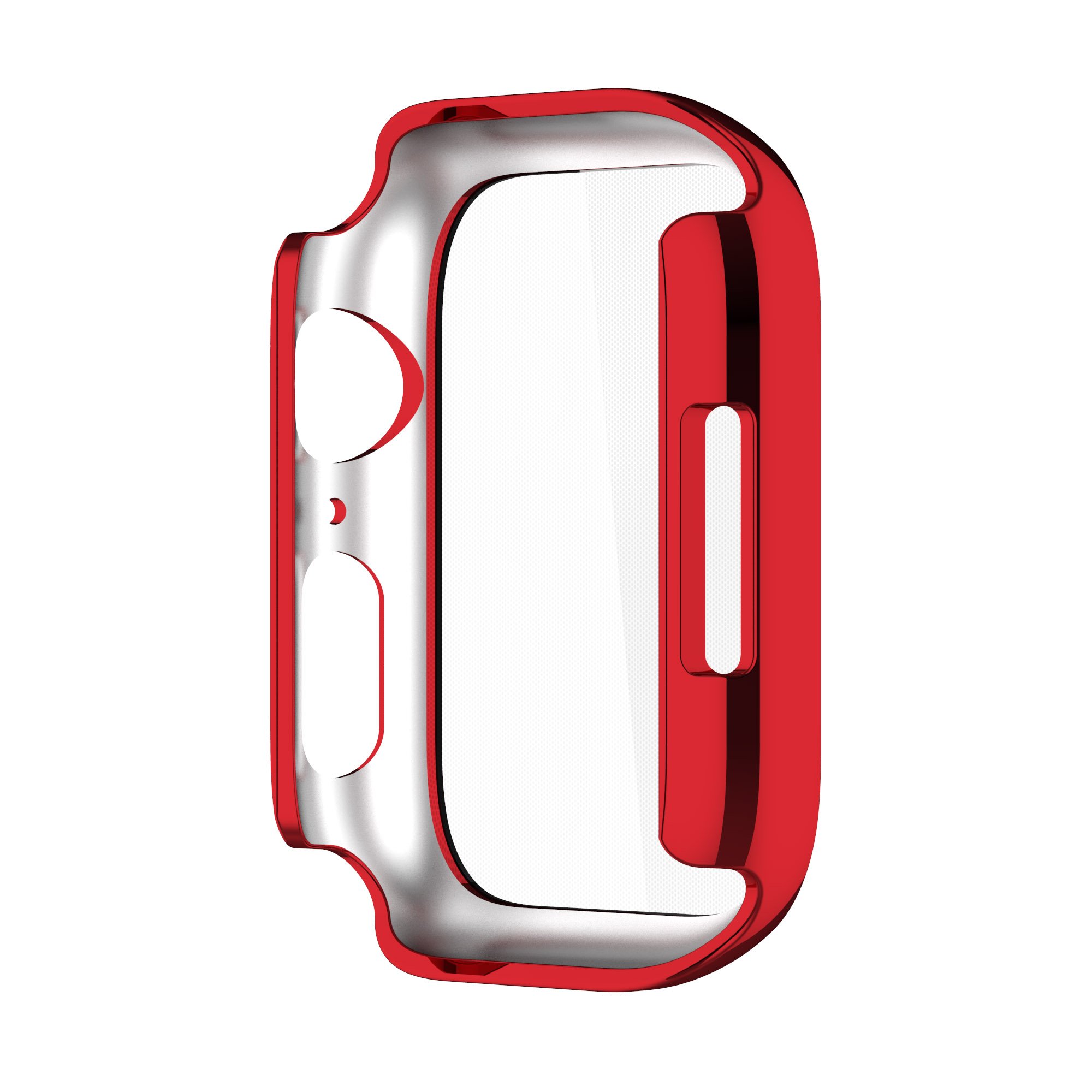 For Apple Watch Case Series 7 8 Glass Screen Protector Full Protective Cover