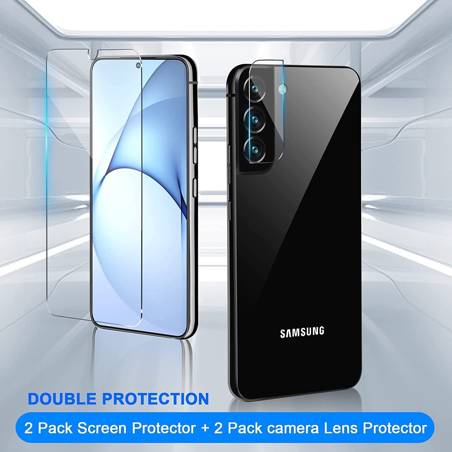 For Samsung Galaxy S22+ Ultra/Plus 5G Tempered Glass Screen Protector,Lens Cover