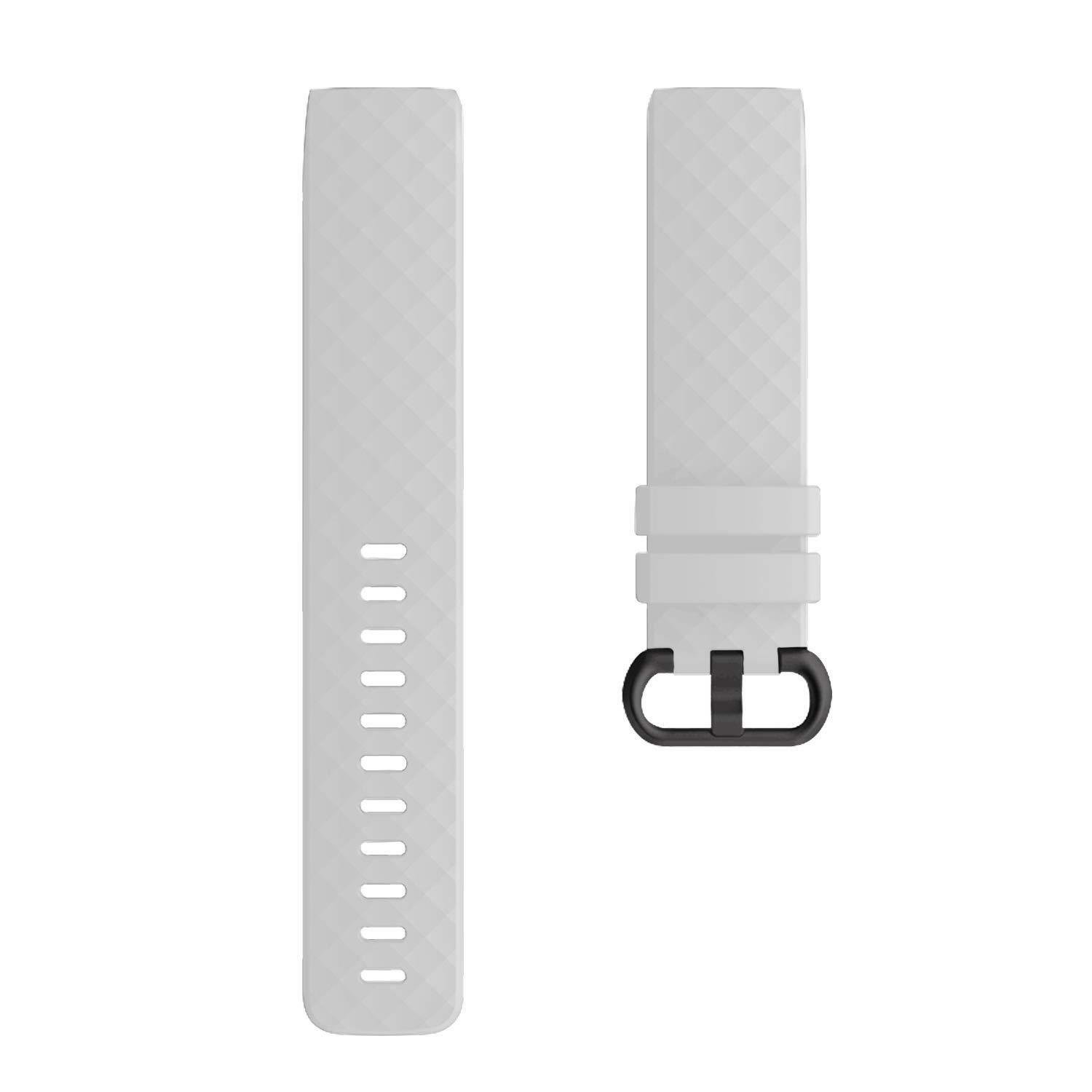 Bracelet Sport Diamant Fitbit Charge 3/4 - Blanc