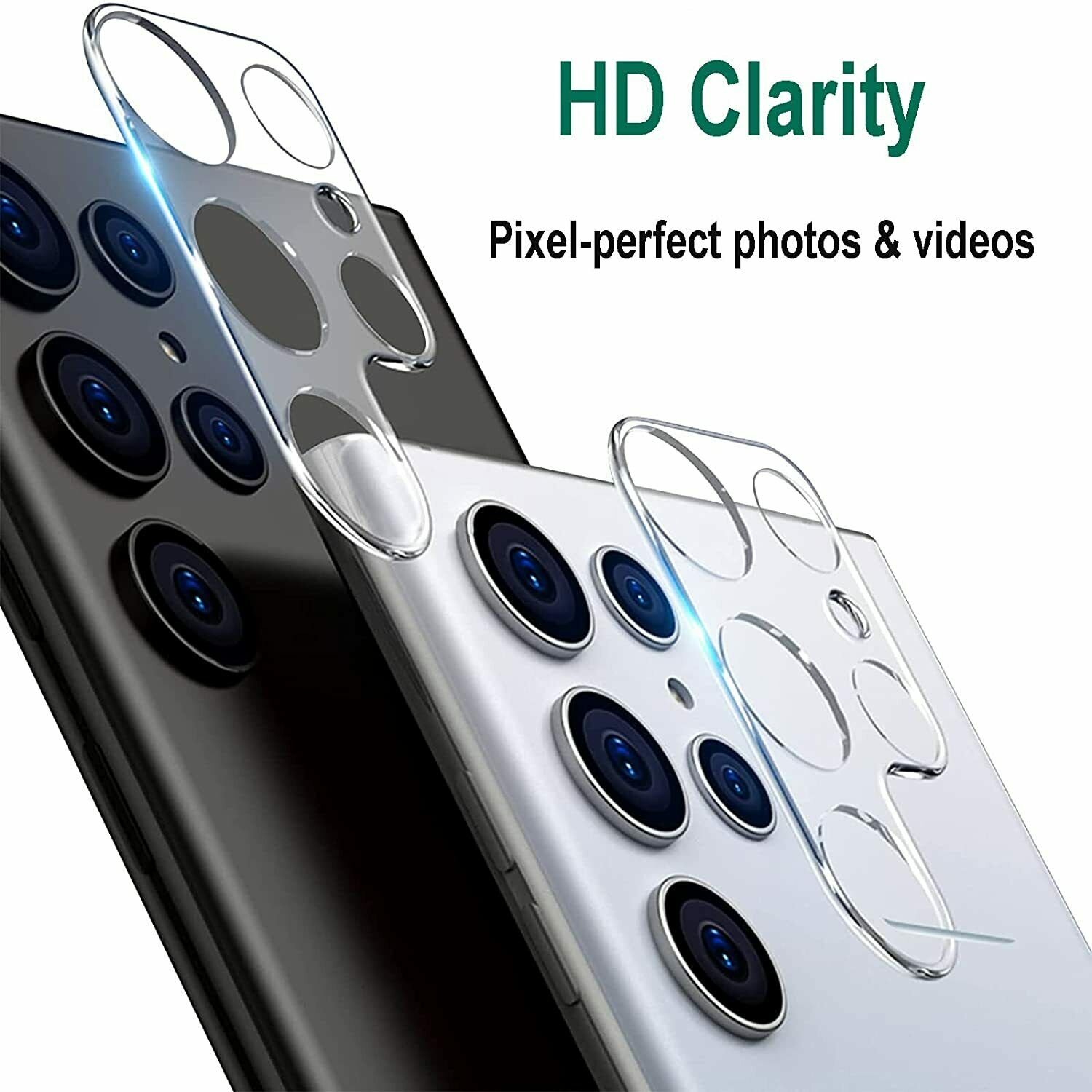 Tempered Glass Rear Camera Lens Protector Film for Samsung Galaxy S22 S22+ Ultra