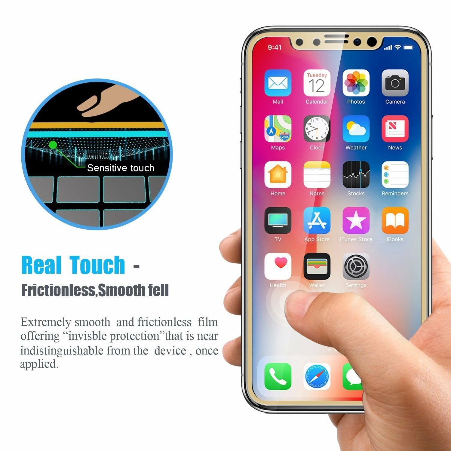 Full Coverage 3d Tempered Glass Screen Protector For Iphone X Xr Xs Max 11 Pro Ebay 