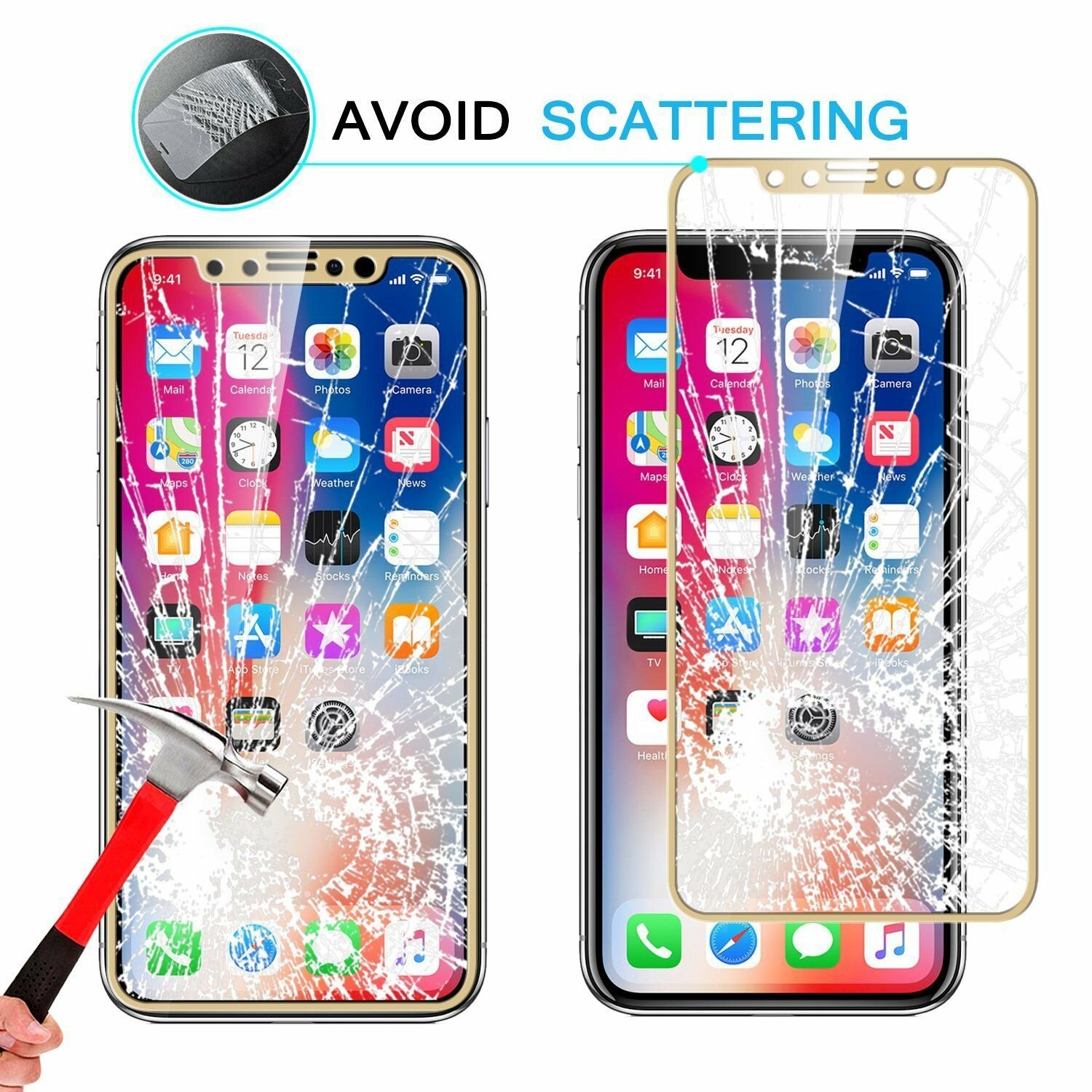 Full Coverage 3d Tempered Glass Screen Protector For Iphone X Xr Xs Max 11 Pro Ebay 5228