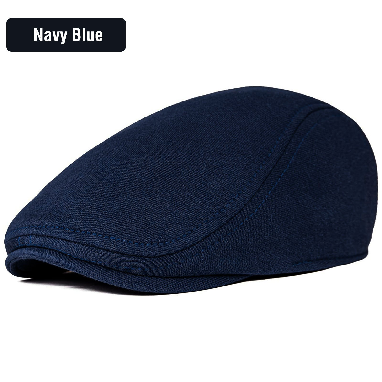 mg Beige - Gatsby Newsboy Solid Color Cap Men Ivy Hat Golf Driving Flat Cabbie Cap, Men's, Size: 7