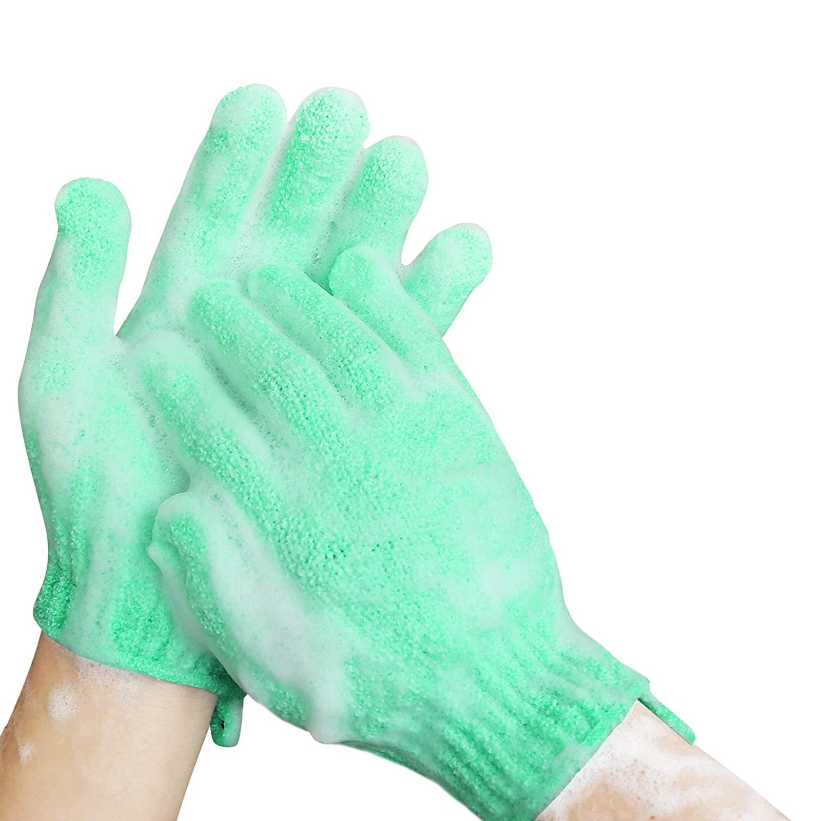 10 Pairs Exfoliating Spa Bath Glove Shower Soap Clean Hygiene Body Scrub Massage 