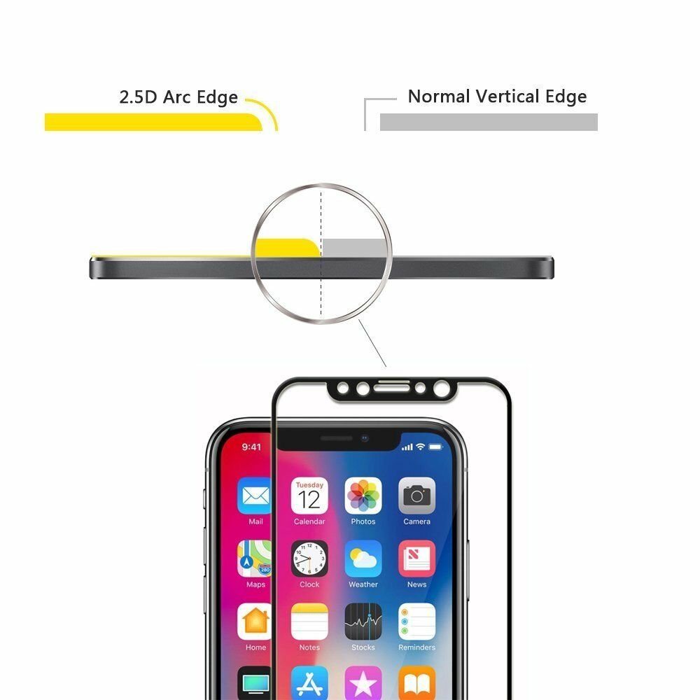 Full Coverage 3d Tempered Glass Screen Protector For Iphone X Xr Xs Max 11 Pro Ebay 6433