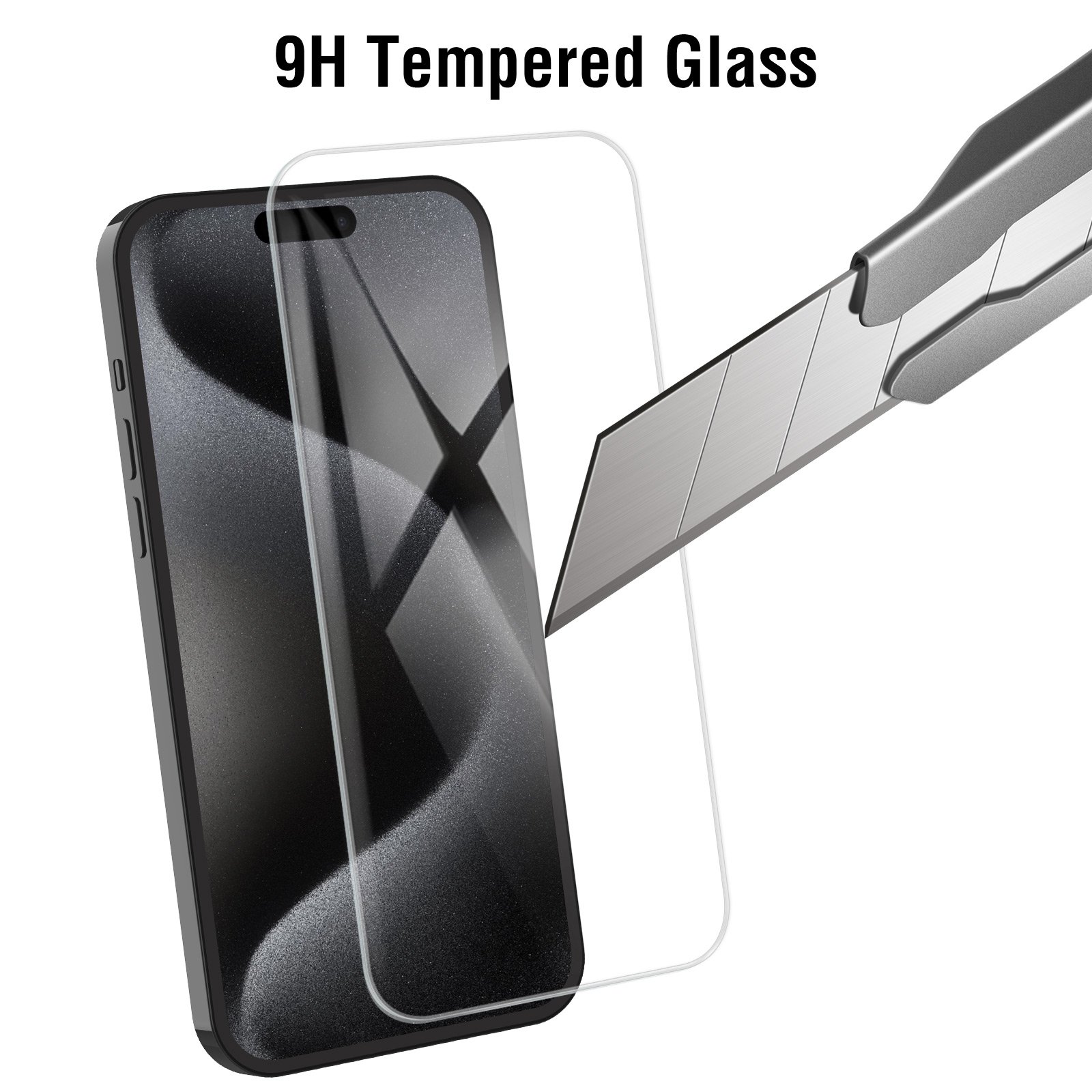 2-Pack Tempered GLASS Screen Protector For iPhone 15 Pro Max Plus