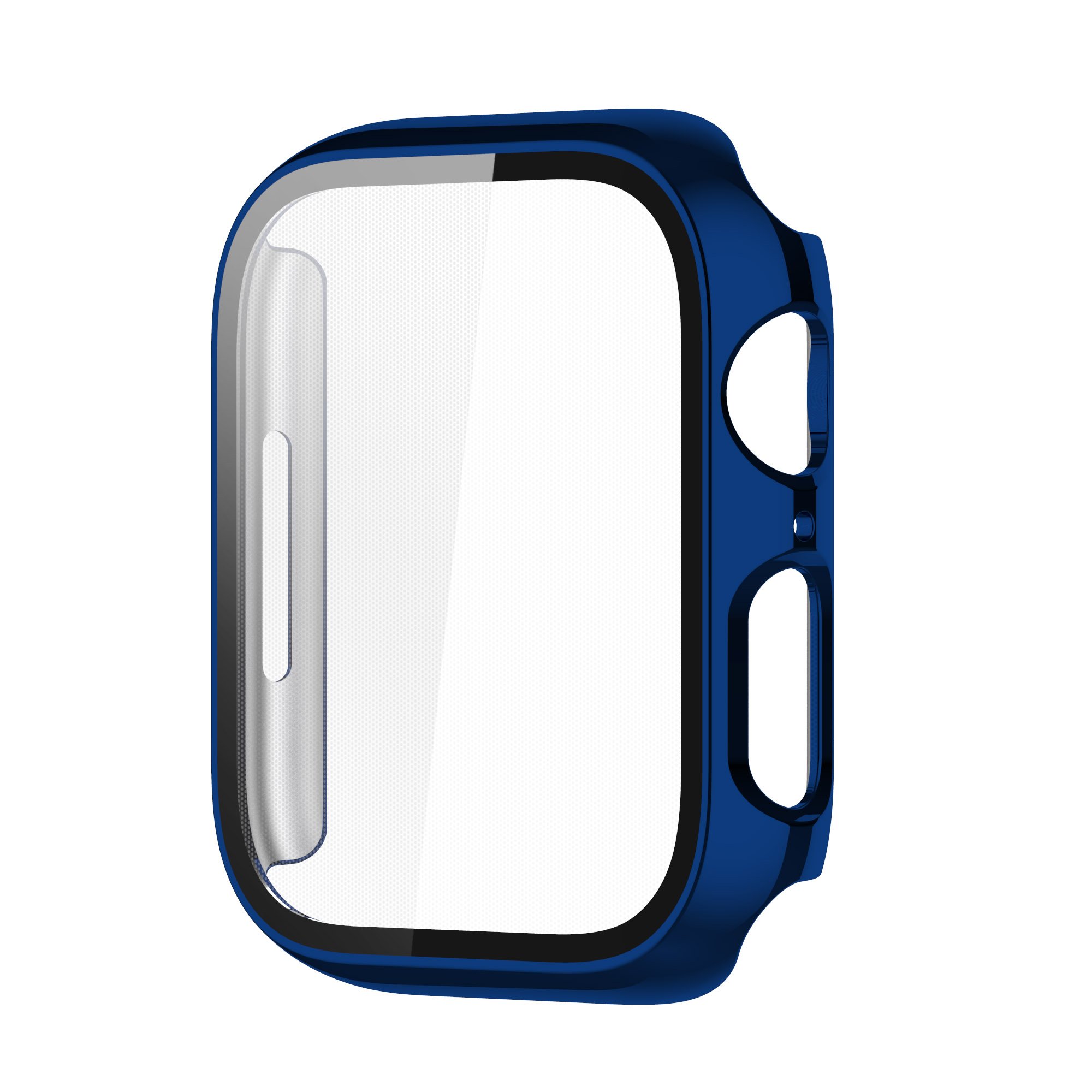 For Apple Watch Case Series 7 8 Glass Screen Protector Full Protective Cover