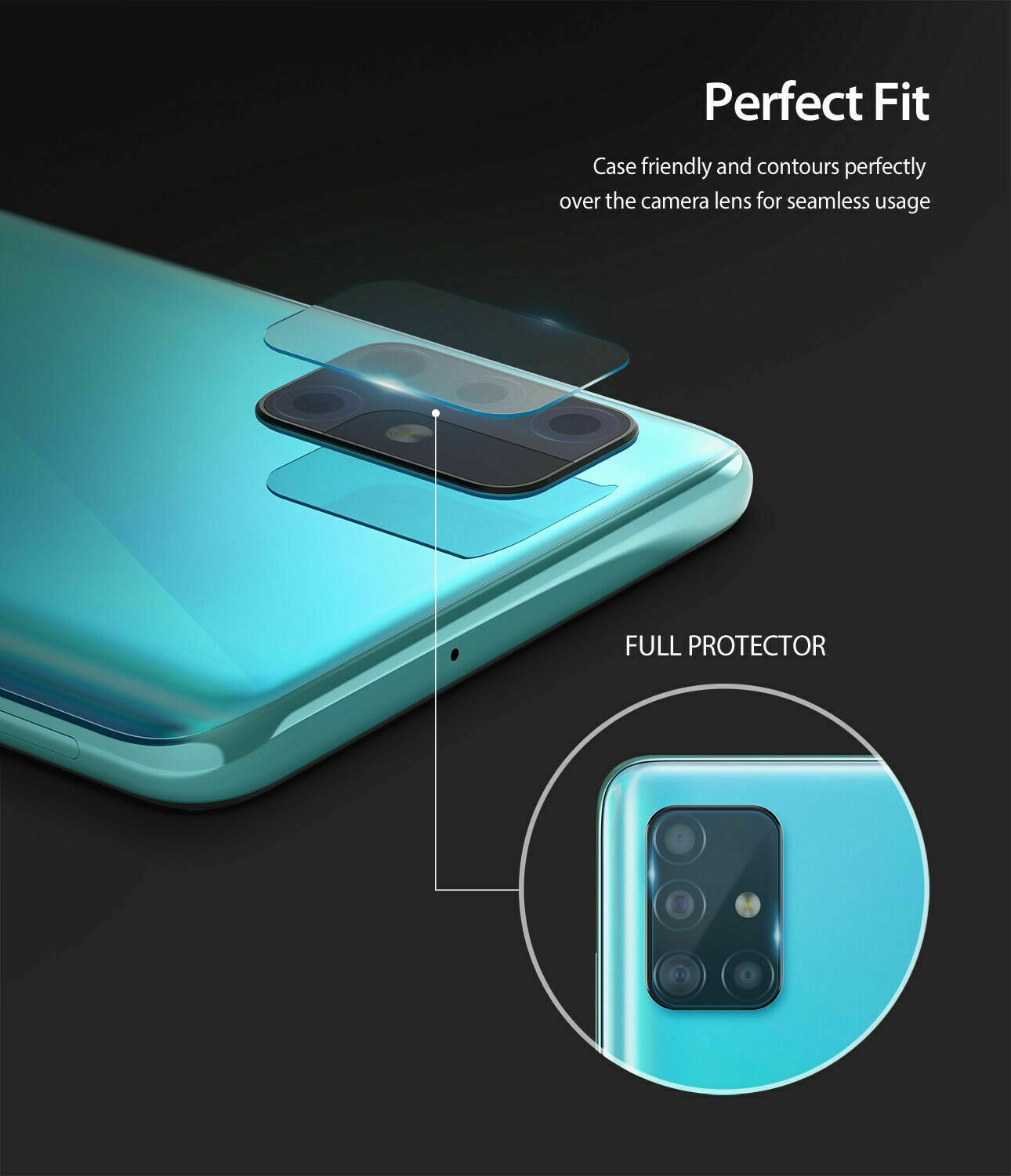 For Samsung Galaxy A10 A10e A20 A31 A51 A71 Tempered Glass Camera Lens Protector