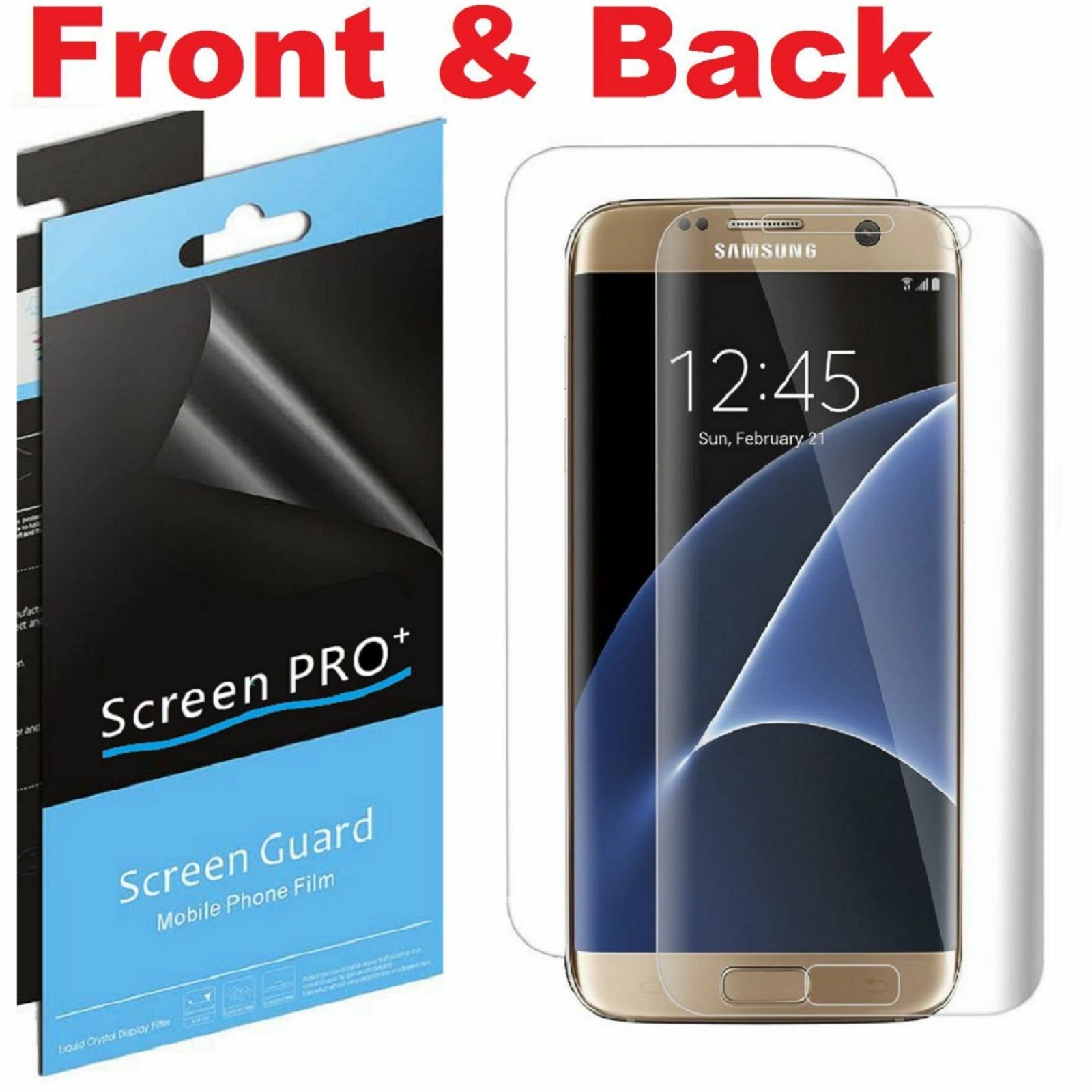 Galaxy S7 Tempered Glass Screen Protector 1 Pack 9H Hardness Screen Protector Film for Samsung Galaxy S7 Bear Village Anti Scratch Screen Protector 