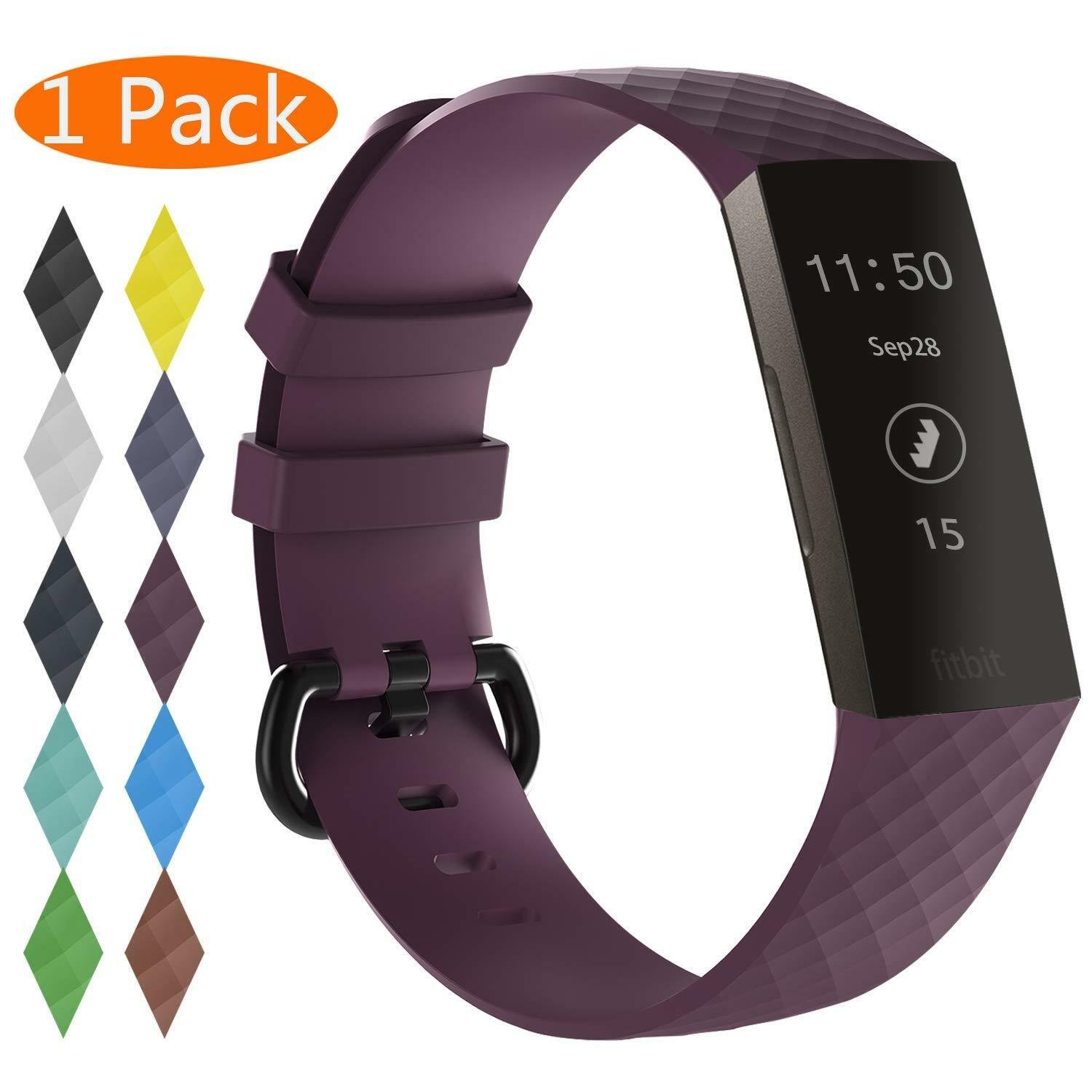 Parts Original OEM Fitbit Charge HR Replacement Wristband Band Small Black 