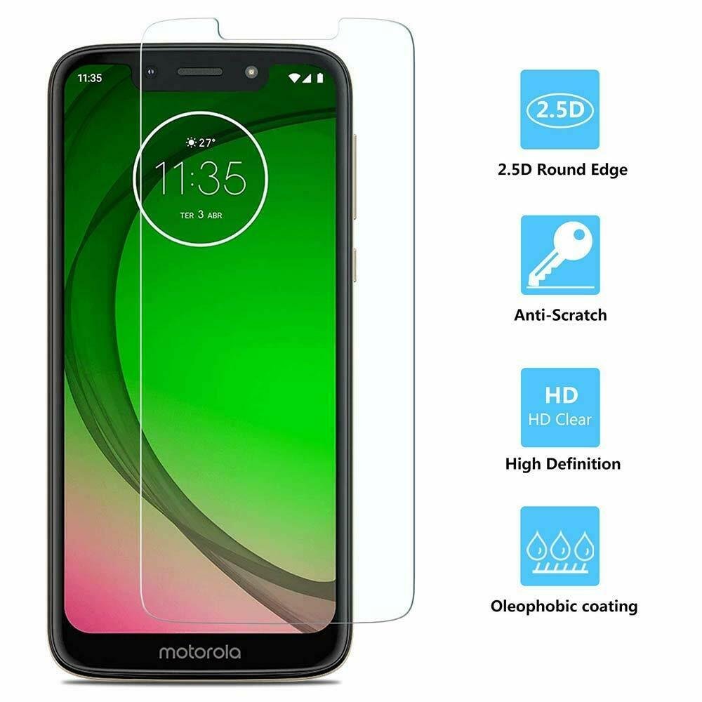 2 Pack Tempered Glass Screen Protector For Motorola Moto G7 Play  G7 Power Supra