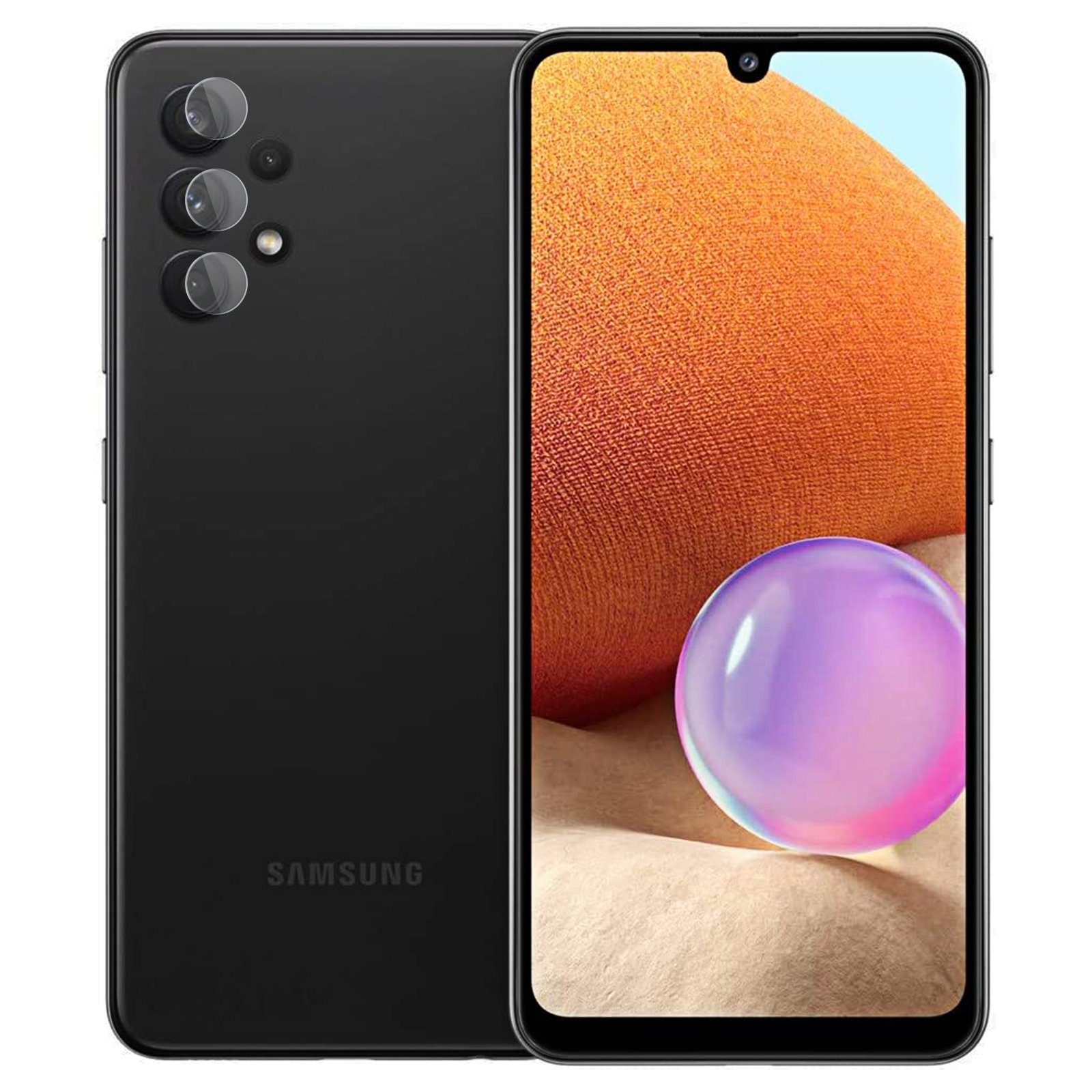 Tempered Glass Camera Lens Protector for Galaxy A02S A12 A32 A42 A52 A72 4G 5G