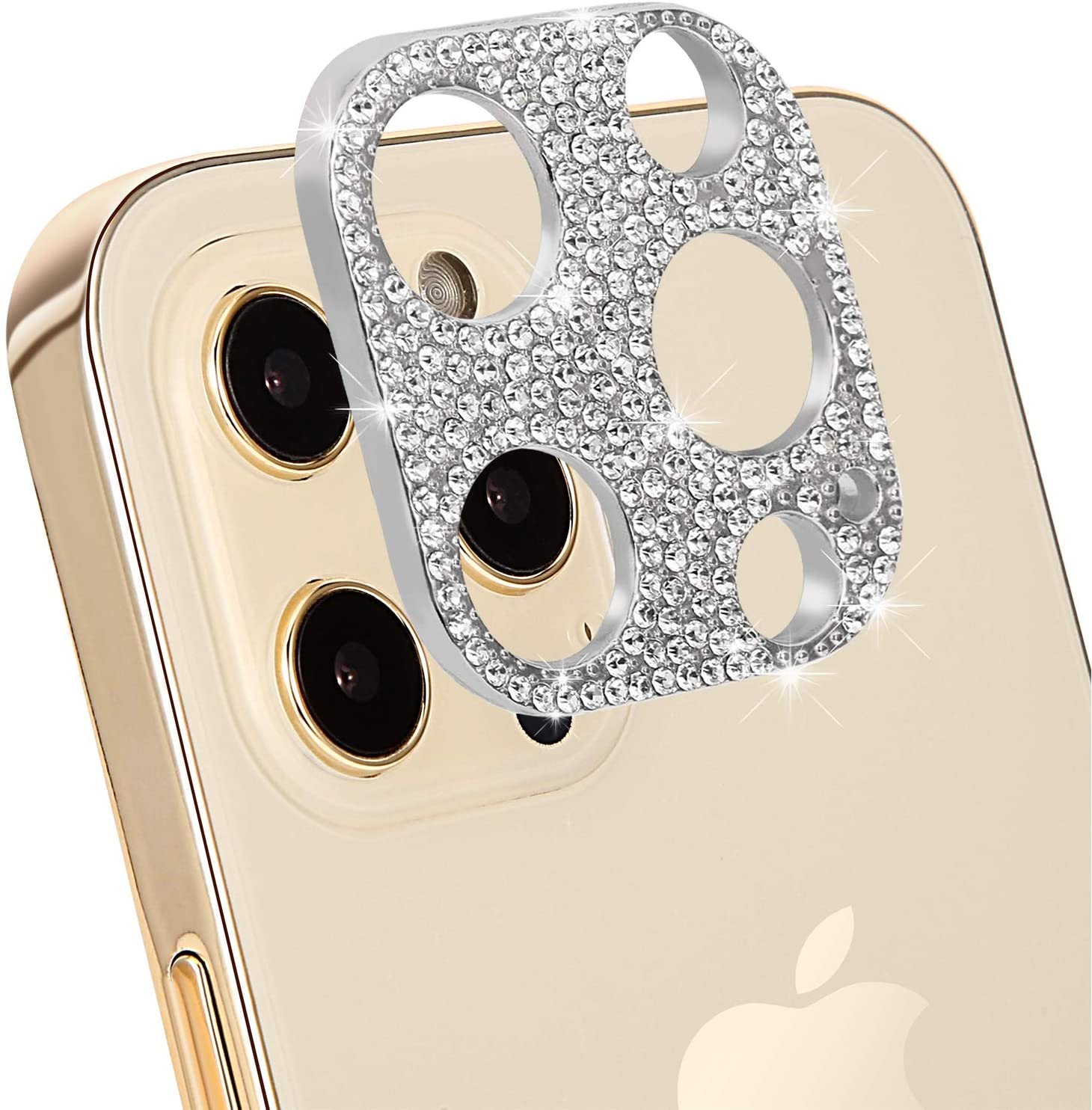 For iPhone 15 14 13 12 11 Pro Max Mini Plus Diamond BLING Camera Lens Protector