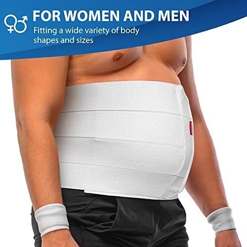 ORTONYX 12" Abdominal Binder Unisex /Postpartum Post-operative Post-surgery wrap - Picture 18 of 19