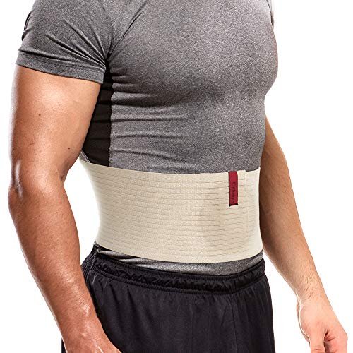 Premium Umbilical Hernia Belt 6.25" Abdominal Binder With Hernia Support Pad - Picture 10 of 11