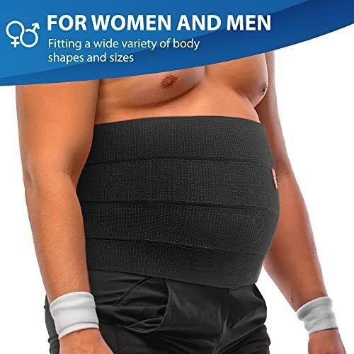 ORTONYX 12" Abdominal Binder Unisex /Postpartum Post-operative Post-surgery wrap - Picture 12 of 19