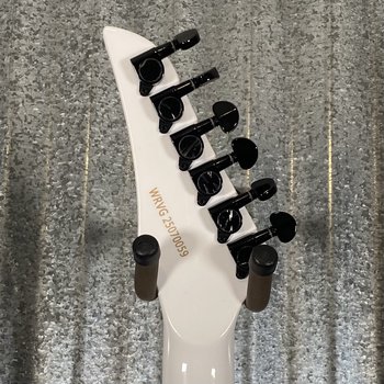Westcreek Guitars Revenge Explorer Style Scatch Whte Red #0059