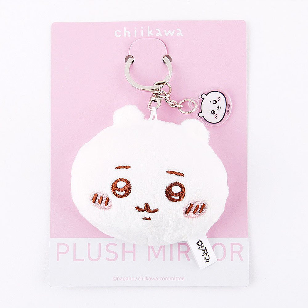 ミュージシャン PEOPLE 1 KEYCHAIN MIRROR STUFFED TOY Chiikawa and Hachiware Plush Mirror Keychain Stuffed Animal