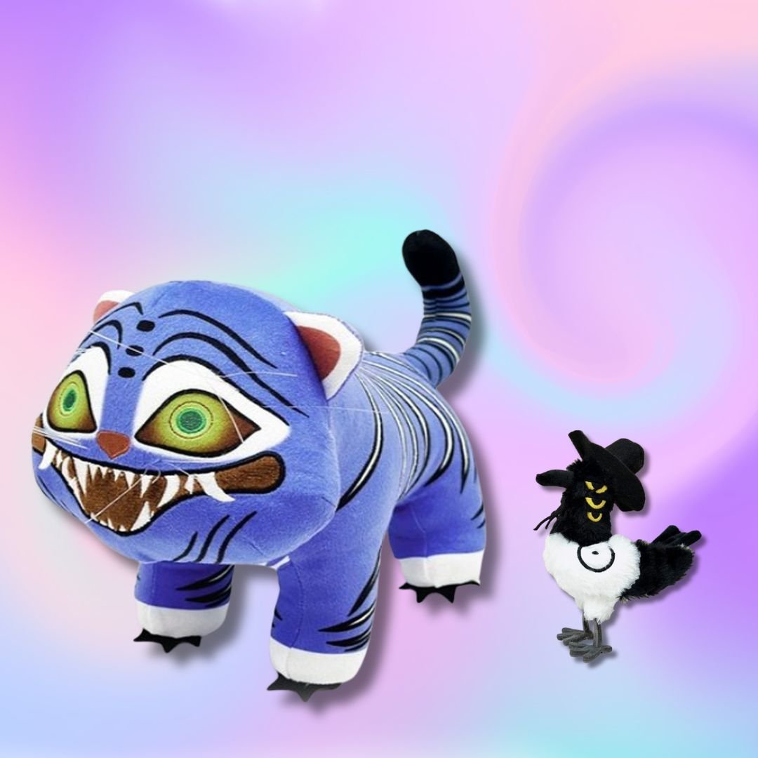 Peluche K-Pop Cazadores de Demonios Derpy Tigre Azul y Sussie - Imagen 5 de 6