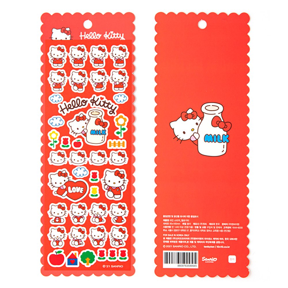 Sanrio Characters Line Petite Deco Sticker Sheet 1PC