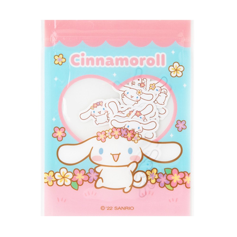 Lindo paquete de 20 pegatinas de sello decorativo surtido de personajes de Sanrio con bolsa con cremallera (1 paquete) - Imagen 15 de 19