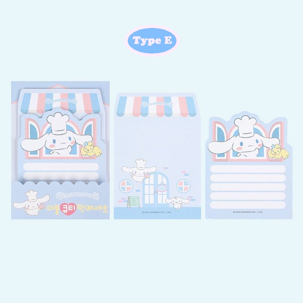 Juego de 2 piezas de almohadilla de notas no pegajosa para oficina de personajes de Sanrio (1 juego) - Imagen 12 de 13