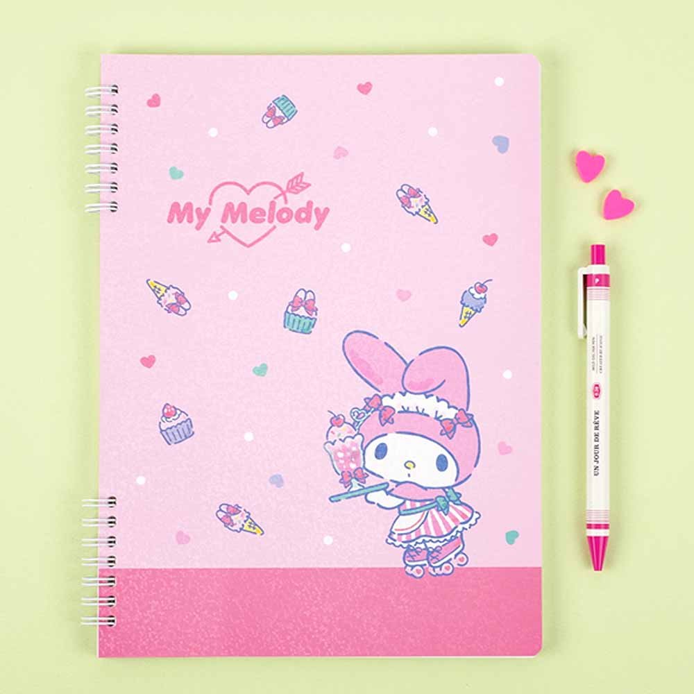 Sanrio Characters Hologram Spring Notebook College Ruled Paper Journal Supplies - Picture 11 of 11