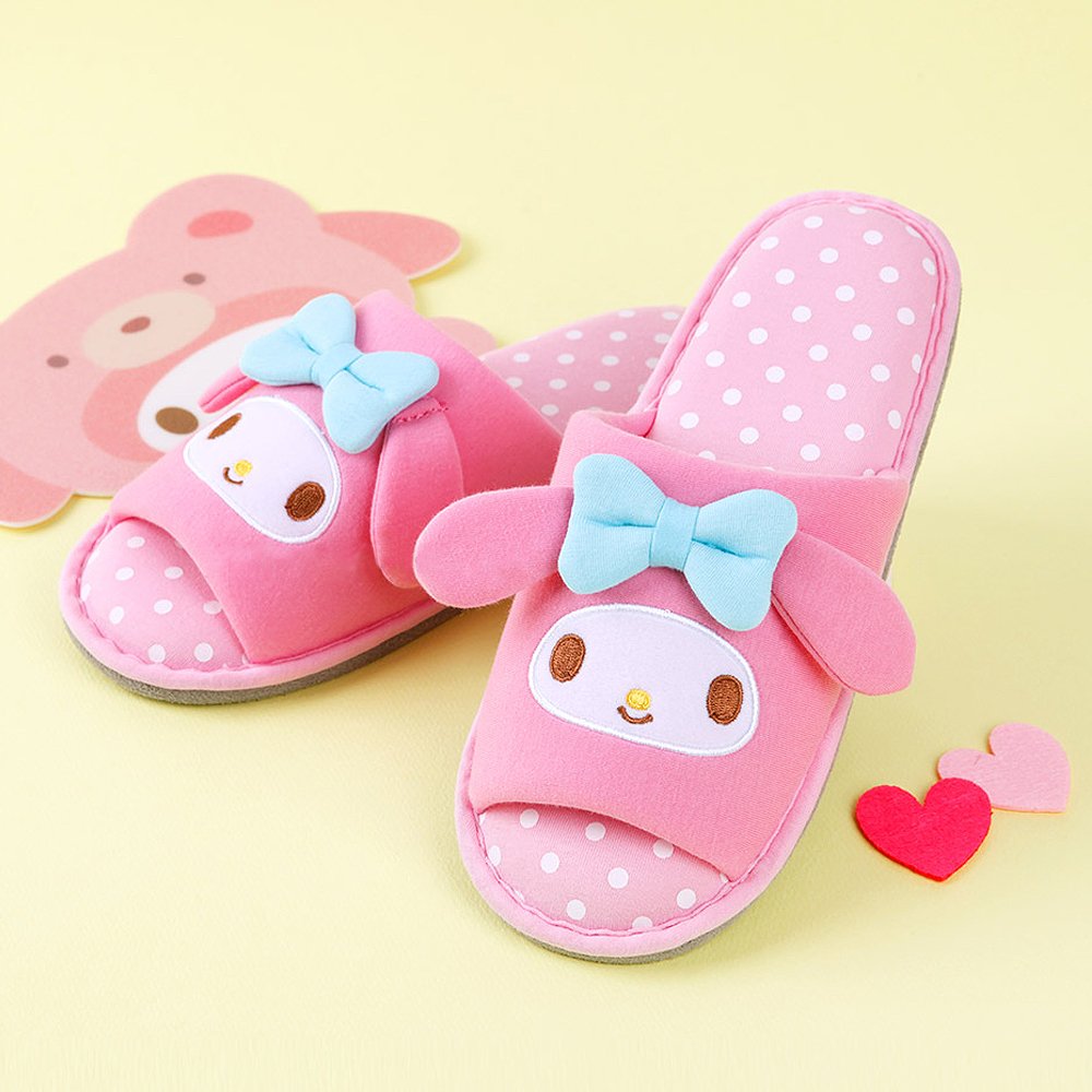Sanrio Characters Open Toe Indoor Room Slipper w/ Cushion, Grippy bottom (1Pair) - Picture 10 of 10