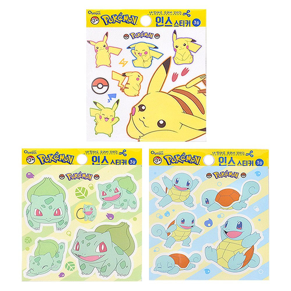 Pokemon Kyoto Sticker Sheet – Pika Dude