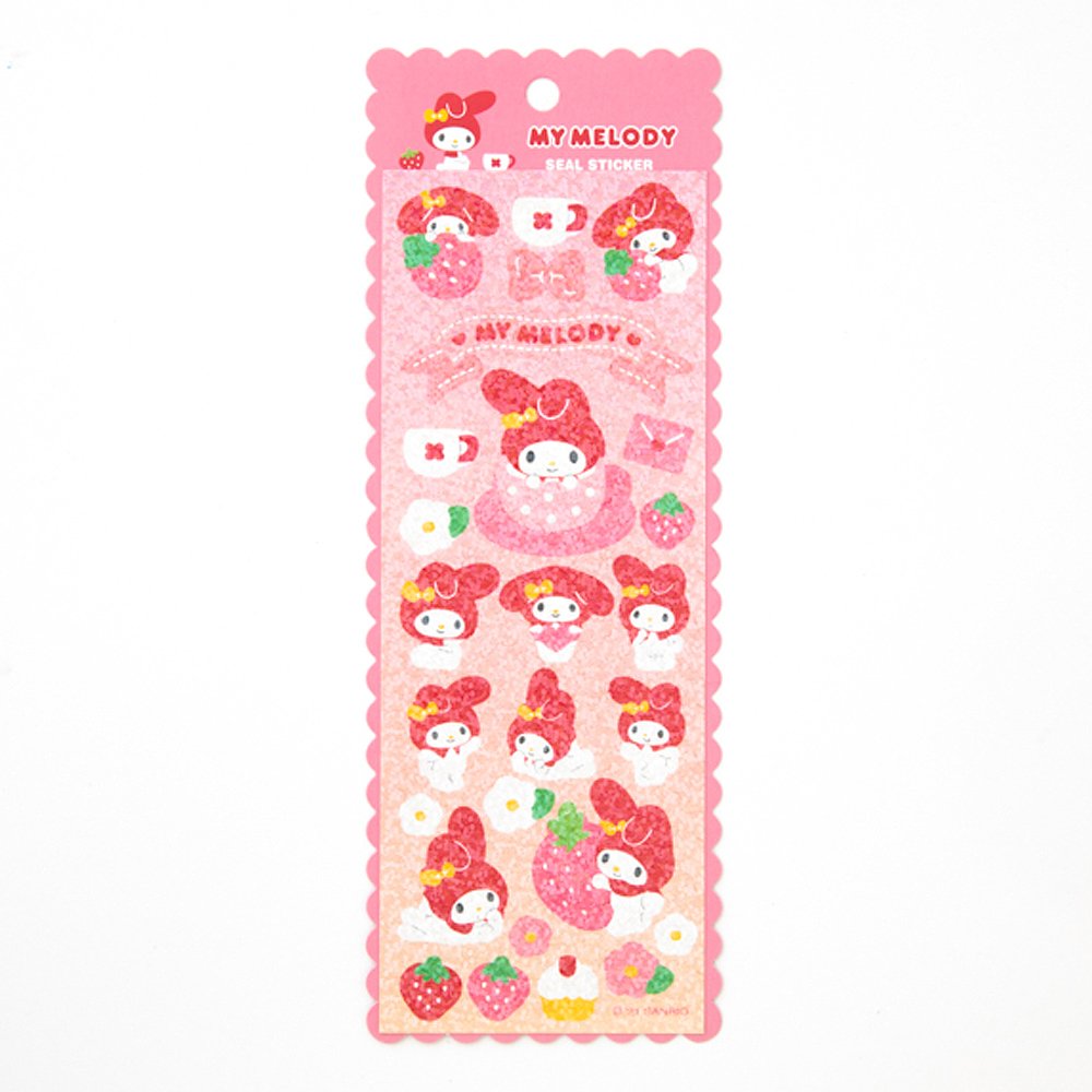Hoja de pegatinas decorativas sello holográfico parpadeante de personajes Sanrio (1 pieza) - Imagen 15 de 15