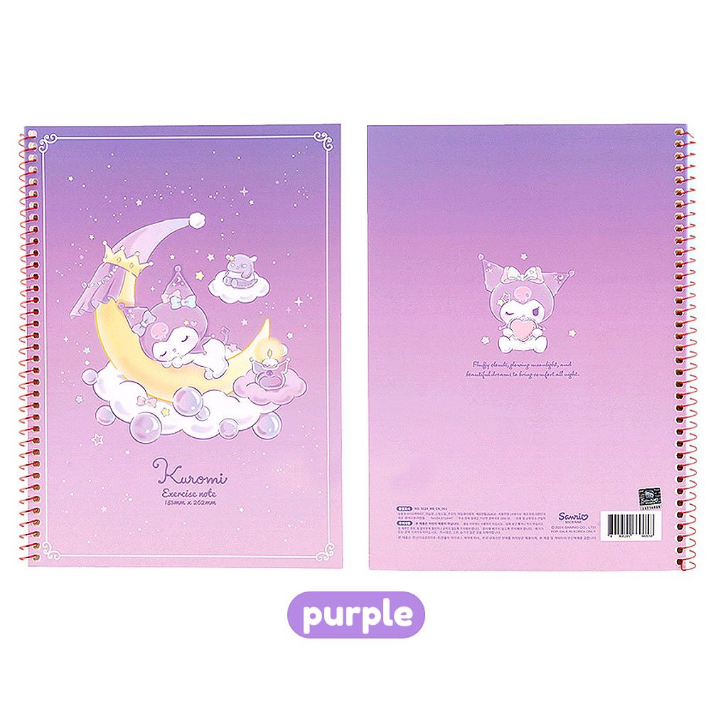 Sanrio Characters Sweet Dream Blank Spiral Exercise Notebook Sketchbook - Picture 8 of 8