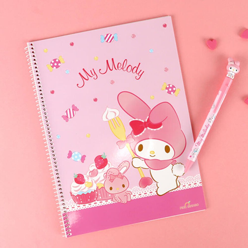 Cuaderno de resorte Sanrio 8 mm espiral campus B5 para suministros de regreso a la escuela - Imagen 5 de 6