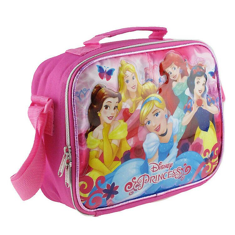 Disney Princess Insulated School Lunch Box Bag With Strap : Shiny Girls ...