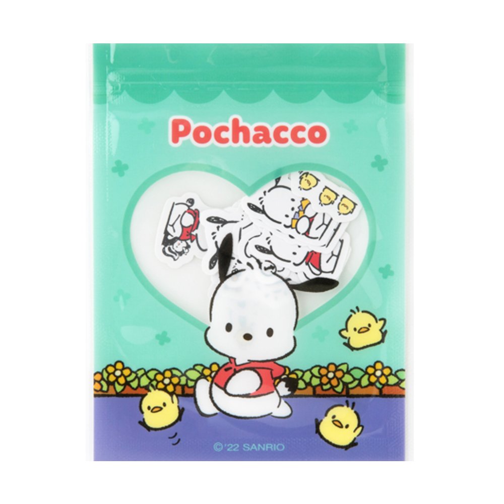 Lindo paquete de 20 pegatinas de sello decorativo surtido de personajes de Sanrio con bolsa con cremallera (1 paquete) - Imagen 18 de 19