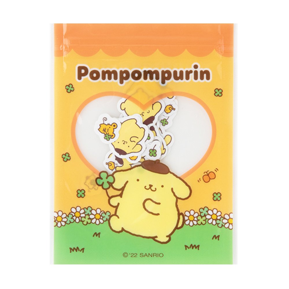 Lindo paquete de 20 pegatinas de sello decorativo surtido de personajes de Sanrio con bolsa con cremallera (1 paquete) - Imagen 19 de 19